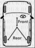 FORD 1624684 Cable, parking brake